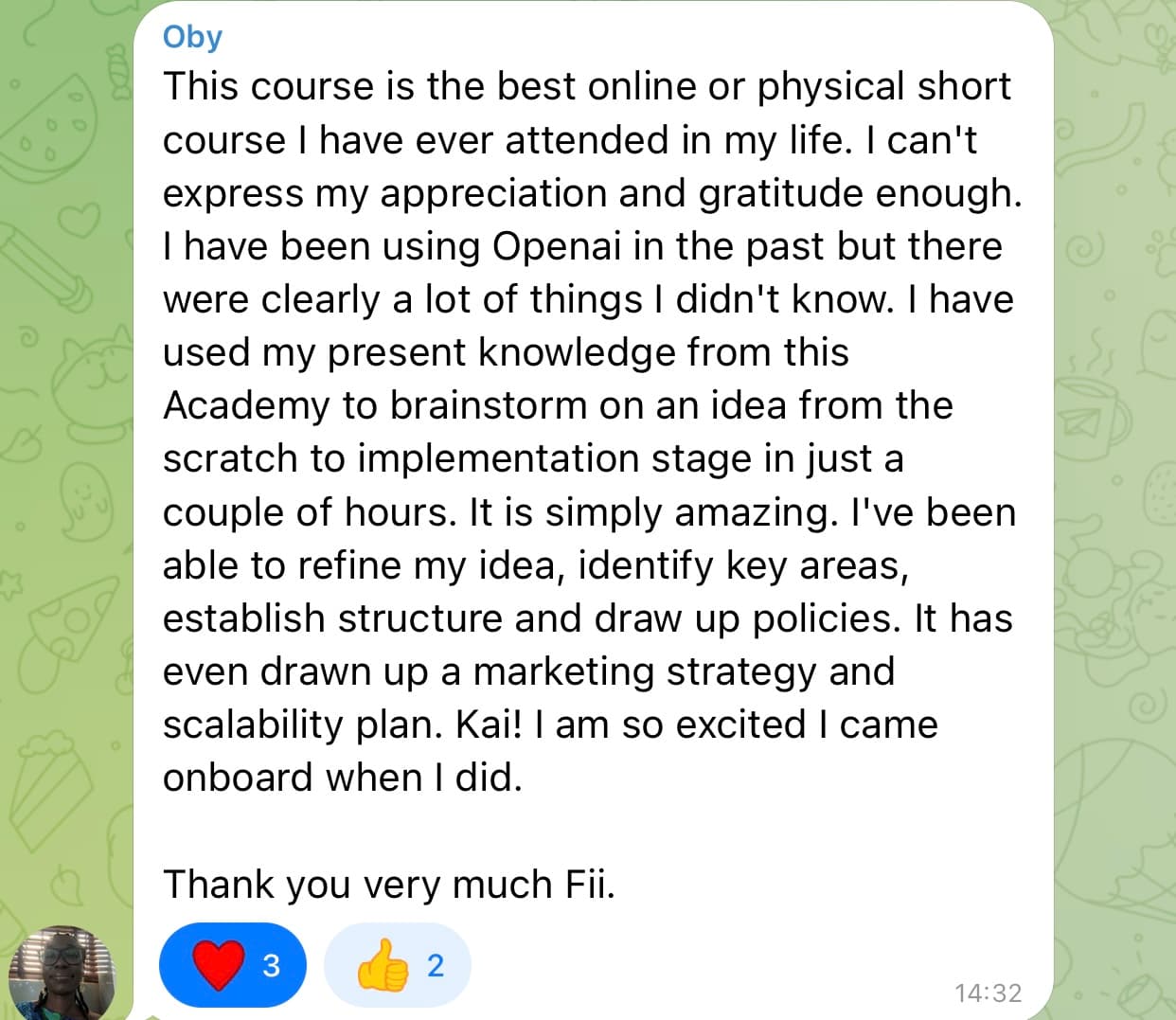 Best course I have attended