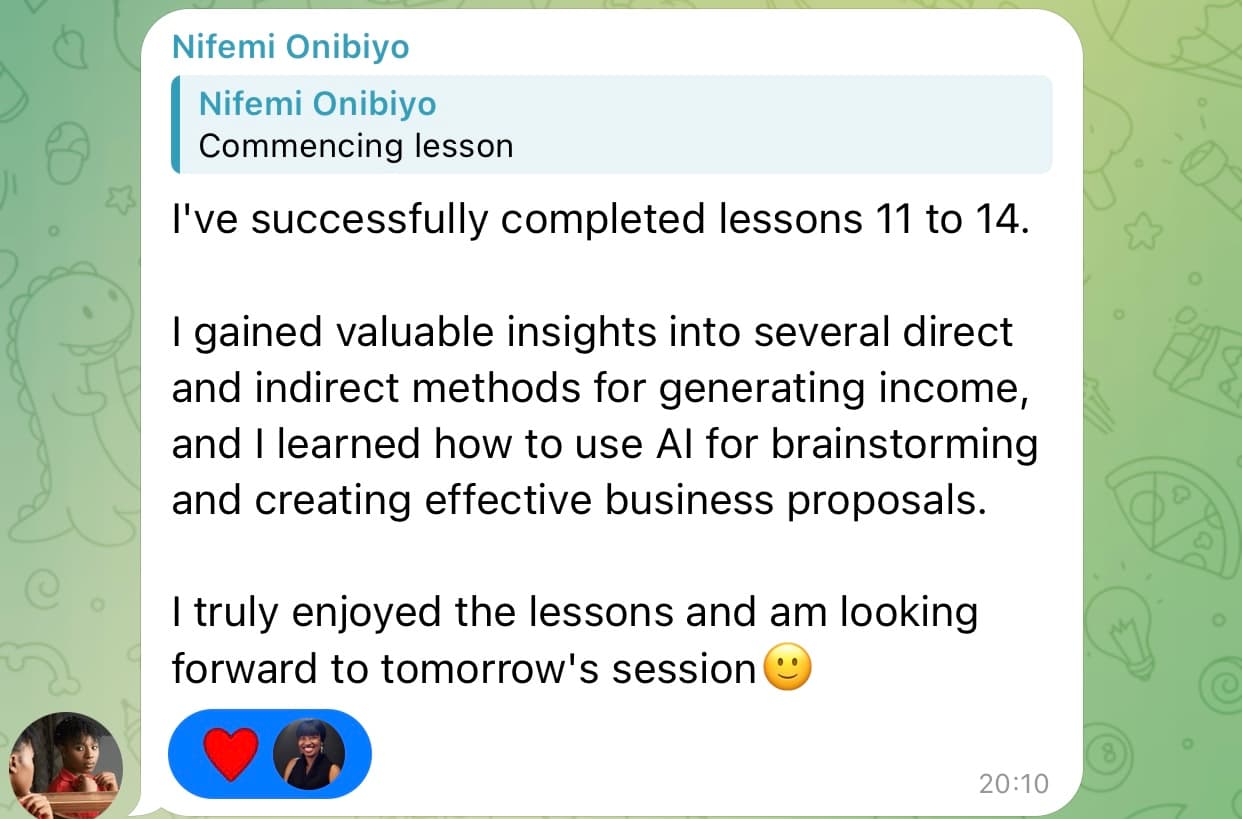 Gained valuable insights